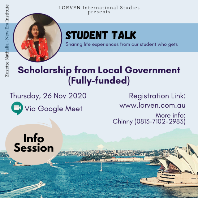 Student Talk and Info Session